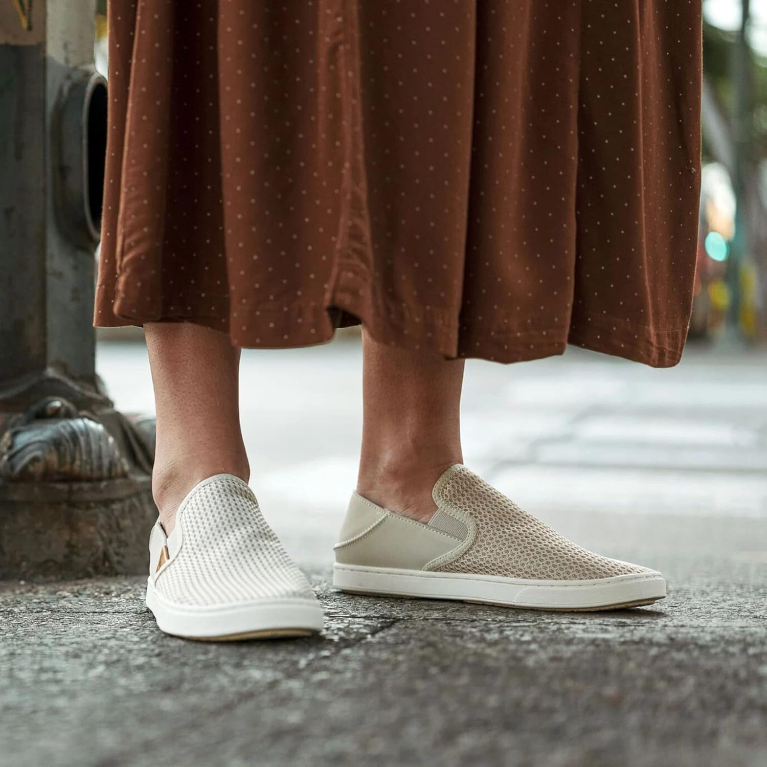 Pehuea Women'S Slip on Sneakers, Casual Everyday Shoes with Easy on & off Design, Breathable Mesh & Drop-In Heel, All-Day Comfort & Support