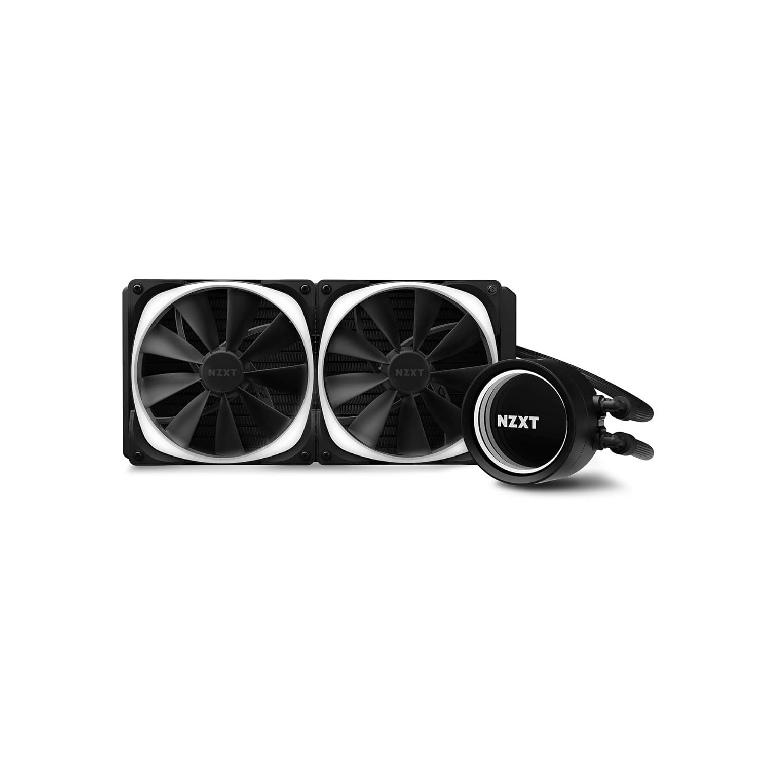 Kraken X63 RGB Black - All-In-One RGB CPU Liquid Cooler with RGB Fans - Infinity Mirror Design - Powered by CAM